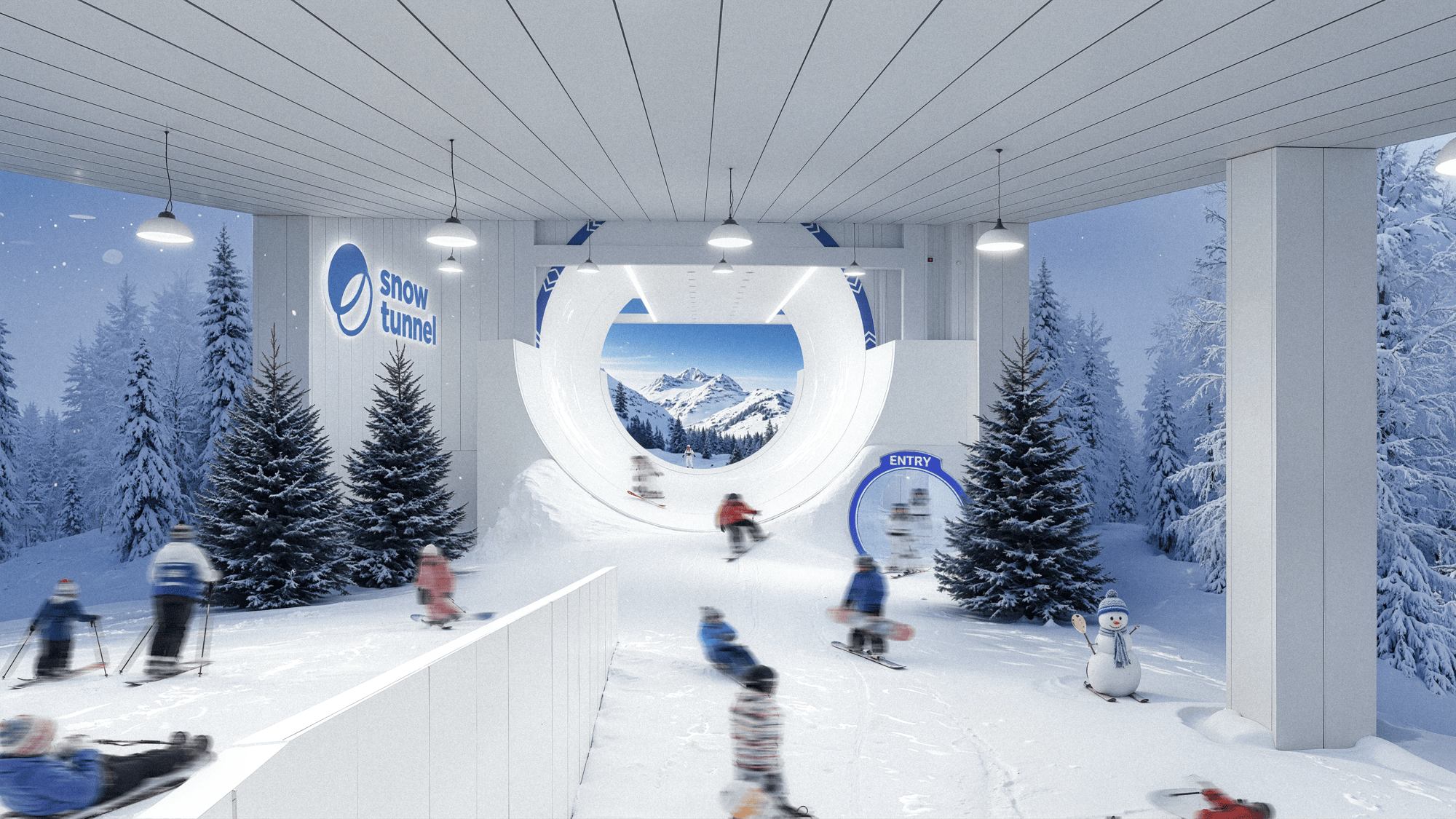 Snowtunnel_Melbourne Pilot and Innovation Site_ViewA_v2 Snowtunnel_Melbourne Pilot and Innovation Site_ViewA_v2